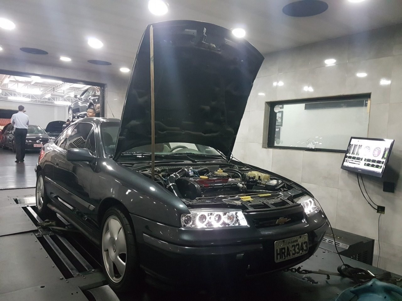 Calibra no dinamômetro
